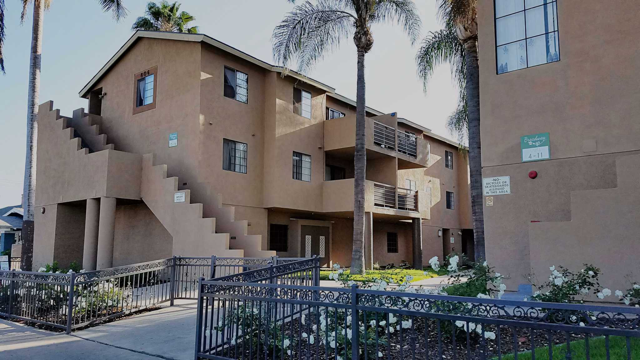 Broadway apartments complex exterior